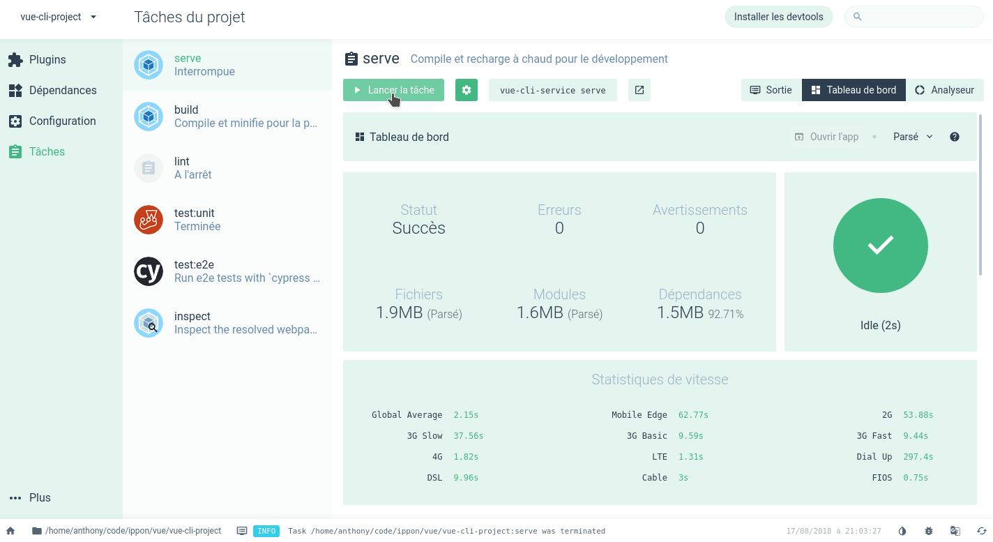 Vue UI demonstration